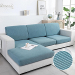 Storas pagalvėlės užvalkalas, pritaikytas sofos užvalkalas svetainei, plaunamas tamprus žakardinis sėdynės užvalkalas, baldų apsauga, sekcinė sofa Normal Size (L)-1pc