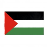Didelė Palestinos vėliava, poliesteris, 150x90 cm, Gazos Palestinos festivalio dekoracija One Size