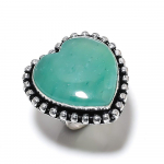 Aquateen Gemstone Handmade 925 Sterling Silver Jewelry Ring Size 6 c1o37
