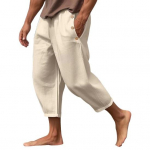 Vyri&scaron;ki sutrumpinti kelnės Laisvos &Scaron;oninės ki&scaron;enės Rai&scaron;telis Elastinis juosmuo Greitai džiūstantys Vientisos spalvos Sportinės treniruotės Paplūdimio sportinės kelnės Ilgos kelnės XXXL abrikosas