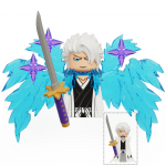 Anime BLEACH statybiniai blokai Ichigo Kurosaki Getsuga Tenshou Yamamoto Genryusai Shigekuni figūrėlės plytos KDL816 KDL820 KDL824