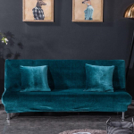 Futon Slipcover berankis sulankstomas sofos užvalkalas Velvet Stretch elastingas plaunamas sofas sofos baldų apsauga Futon judančia sofa lova be porankių