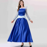 Gražuolė princesė Suknelė Rožinė Mėlyna Cosplay Kostiumas Ilgos Suknelės Pasipuo&scaron;ti Drabužiai Spektaklis Gimtadienis Helovino kalėdinė suknelė suaugusioms moterims- M