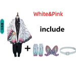 Anime Demon Slayer Kimetsu No Yaiba Tanjirou Kamado Nezuko Cosplay Moterų ir Vyrų Vaikų Kimono Cosplay Kostiumų Helovino rinkiniai 150cm