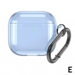 Skaidrus ausinių dėklas, skirtas &bdquo;Airpods&ldquo; 4 dėklams, mink&scaron;tas dangtelis, TPU 4, įkrovimas, skirtas &bdquo;Airpods&ldquo; ausinėms H Z6F6 Blue-for airpods 4