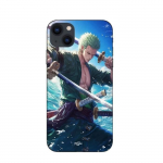 Coque Maniacase pour iPhone 15 Plus One Piece Roronoa Zoro ep&eacute;e manga anime