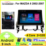 Skirta Mazda 6 2002 2003 2004 2005 2006 2007 2008 Android Auto Belaidis Carplay Multimedijos Vaizdo Grotuvas WIFI Automobilio Radijas GPS 4 core 1GB+32GB carplay