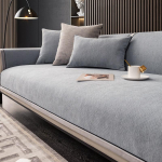 &Scaron;enilinis sofos užvalkalas, 3 vietų fotelio užvalkalas, L formos baldų užvalkalas svetainei, neslystantis, 2 sėdimos vietos 70x70