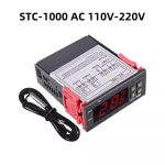 STC-1000 LED skaitmeninis temperatūros valdiklio termostatas inkubatoriaus &scaron;aldytuvui termoreguliatoriaus relė &Scaron;ildymas Au&scaron;inimas 220V