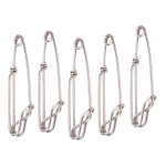 5 vnt./kompl. Ilgos linijos karabinas atsparus korozijai Plūduras Linija tunams Klipas vandenyno žvejybai 2.0x80mm