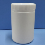 450 ml plataus burnos plastikinis butelis vaistams arba kremams pakuoti