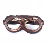 Retro Motociklų Akiniai Vintage Moto Klasikiniai Akiniai Harley Pilotui Steampunk Keturračio Dviratis Varinis &Scaron;almas gryna
