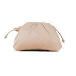 Moterio 2024 m. mink&scaron;tos odos klostyta rankinė - vakarinė, peties ir messenger tipo rankinė su vienspalve tekstūra. Size: 22*7*12cm pilk&scaron;vai balta