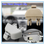 1vnt saulės skydelio pakabos kabliuko laikiklis, skirtas VW Passat B7 Polo, skirtas Skoda Seat CITIGO RAPID 6RD857561 smėlis