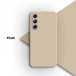&bdquo;Samsung A55 A54 5G Case&ldquo; mink&scaron;tas skystas silikoninis telefono dėklas &bdquo;Funda&ldquo;, skirtas Samsung Galaxy A55 A54 A 55 54 5G, atsparus smūgiams mink&scaron;tas dangtelis For Samsung A55 5G chaki