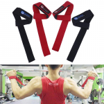 2X pamink&scaron;tinti svorio kėlimo dirželiai, treniruotės, pir&scaron;tinės, rie&scaron;o apvyniojimai juoda