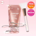 MEDICUBE Kolageno naktinė įvyniojimo kaukė 75ml (+ &Scaron;epetys) - Naktinis odos stangrinimas ir drėkinimas 75ml (+Brush Included)