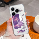Huawei Pura 80 Ultra Honor 400 Magic5 Pro telefono dėklas Mielas astronautų ra&scaron;tas Skaidrus TPU Smūgiams atsparus Apsauginis Mink&scaron;tas Galinis Dangtelis Huawei Korpusui Huawei Pura 80 5G
