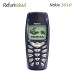 Atnaujintas Nokia 3510 GSM 900 / 1800 atrakintas mobilusis telefonas No charger