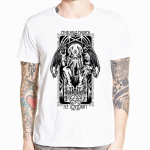 Azijos dydžio spauda Great Old One Cthulhu Funny Faith mar&scaron;kinėliai trumpomis rankovėmis O kaklo T S
