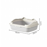 Ypač didelė i&scaron; &scaron;ono atidaroma pusiau uždara kačių kraiko dėžutė For Kittens (Includes Litter Scoop)