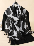 Prabangaus prekės ženklo rudens žiemos moterų &scaron;alikas Paplūdimio skara medvilninė moteri&scaron;ka madinga gėlė &Scaron;alikas Bandana Pashmina apvyniojamas hidžabo duslintuvas One Size