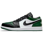 Air Jordan 1 Low Green Toe Vyri&scaron;ki sportbačiai Noble-Green Pollen White 553558-371 44.5