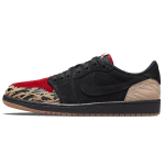 SoleFly x Air Jordan 1 Low Retro OG SP Everglades Unisex Sportbačiai Juodi Sporti&scaron;kai Raudoni Dykumos DN3400-001 41