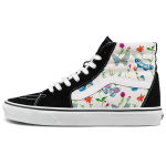 Vans Sk8-Hi Drugelių Gėlių Marshmallow Unisex Kedai VN0A5HXVUC0 36