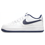 Nike Air Force 1 GS Balti Tamsiai Mėlyni Vaikų Sportbačiai Football-Grey FV5948-104 32