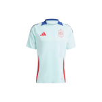 Adidas Ispanijos Komandos Futbolo Treniruočių Mar&scaron;kinėliai Vyri&scaron;ki Vir&scaron;utiniai Drabužiai &Scaron;viesiai Mėlyni IP6411 XXXL