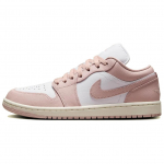 Air Jordan 1 Low Pink Oxford Moteri&scaron;ki sportbačiai White Sail DC0774-162 40.5