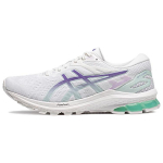 Asics GT-1000 10 Stabilūs Patogus Audinys Žemi Bėgimo Treningo Batai Moteri&scaron;ki sportbačiai Balti Violetiniai 1012B642-101 37