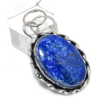 Lapis Lazuli brangakmenis 925 prabos sidabro papuo&scaron;alas pakabukas 1,77