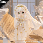 Come4free 12 ta&scaron;kų BJD lėlės drabužių serija Lėlės sijonas BJD drabužių rinkinys Mielas ir mielas rinkinys Lėlės aksesuarai Suknelė Bonnie Rabbit