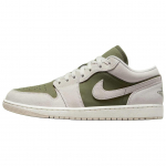 Jordan Air Jordan 1 Atsparūs trinčiai žemi krep&scaron;inio bateliai Unisex Balti Žali Jordan HV4089-201 44