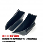 For Mercedes Benz S class W222 S320 S350 S400 S500 2014-20 LHD Car Accessories Door Handle Storage Box Phone Holder Tray Pocket 2pcs For Rear Door