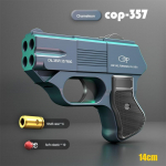 COP 357 Pistoletas Mink&scaron;tų Kulku Dėtuvės I&scaron;metimo Žaislinis Pistoletas Nuolatinio &Scaron;audymo Blasteris Mini Pistoletas Oro Pistoletas Suaugusiems Berniukams Gimtadienio Dovanos