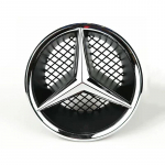 1 vnt. grotelių emblemos žvaigždės ženklelis priekinių grotelių logotipas Mercedes Benz W204 W205 W213 X253 ABCES CLA GLB GLC GLE GLS priedai1 W213 185mm
