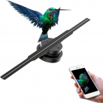 42CM 3D holografinis LED ventiliatorius projektorius: Sieninis besisukantis ekranas oro reklamai G42-AU Standard