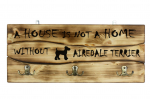 Airedale Terrier, Bingley Terrier - clothes hanger with a dog, medal display, home decoration from the Art-Dog brand