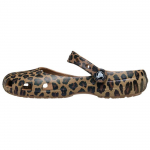 Crocs Classic Animal Ballet Balerinos Sepia Leopard Moteri&scaron;ki 212478-2LD 36-37 black