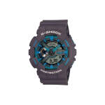 Casio G-Shock serijos dvigubo ekrano sportinis laikrodis vyri&scaron;ki laikrodžiai rudas GA-110TS-8A2 Cement Gray Strap gray