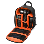 Nikon Canon Lauko Neper&scaron;lampamas DSLR Fotoaparato Kuprinė 33cm x 26.5cm x 12cm oranžinė
