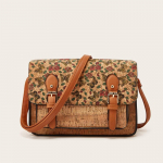 Vintažinė Kraft Pater Hippie Pa&scaron;tininko Messengerio Rankinė Atsitiktinė Retro Chic Boho Etninė Čigoni&scaron;ka Ibiza Gatvės Vidutinio Dydžio &Scaron;oninė Pečių Rankinė