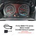 BMW greičio ribojimo informacijos modulio prietaisų skydelio ekranui SLI emuliatoriaus ekranas prietaisų F G serijoms su NBT CIC ID7 BDC2-CIC NBT iD6 gray