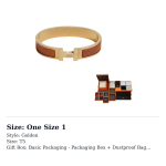 HERMES Clic H Apyrankės Vyri&scaron;kos Auksinės H703203FM8E One Size 1 auksinė