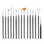 Popfeel 15 vnt./Set Pro Dotting lako nagų dailės pie&scaron;imo pie&scaron;tukų &scaron;epečiai 15Pcs/Set