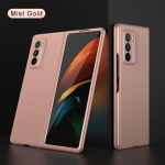 Itin plonas matinis kietas dėklas, skirtas Samsung Galaxy Z Fold 2 Case, atsparus smūgiams, apsauginis dangtelis, skirtas Samsung Galaxy Z Fold 2 Only case rožinio aukso spalvos
