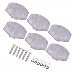 White Pearl Tuning Peg 3*2*1cm 6vnt akustiniai mygtukai